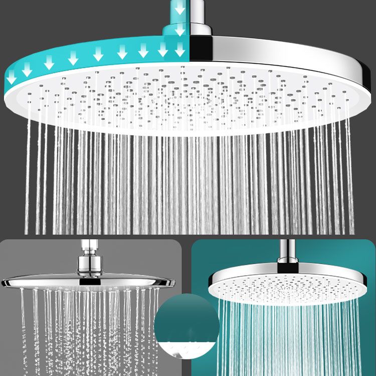 Sikunuo | Round Fixed Shower Head High Flow Aerated Wall Mount Shower Head