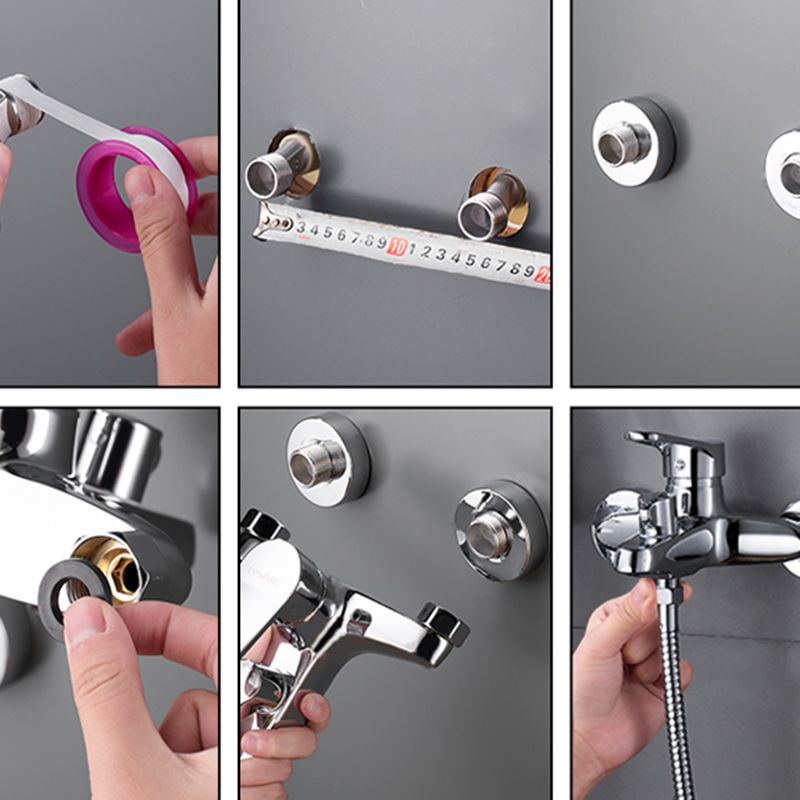 Sikunuo | Popular Wall-Mounted Bathtub Faucet Fixed Lever Handle Bathtub Filler Trim