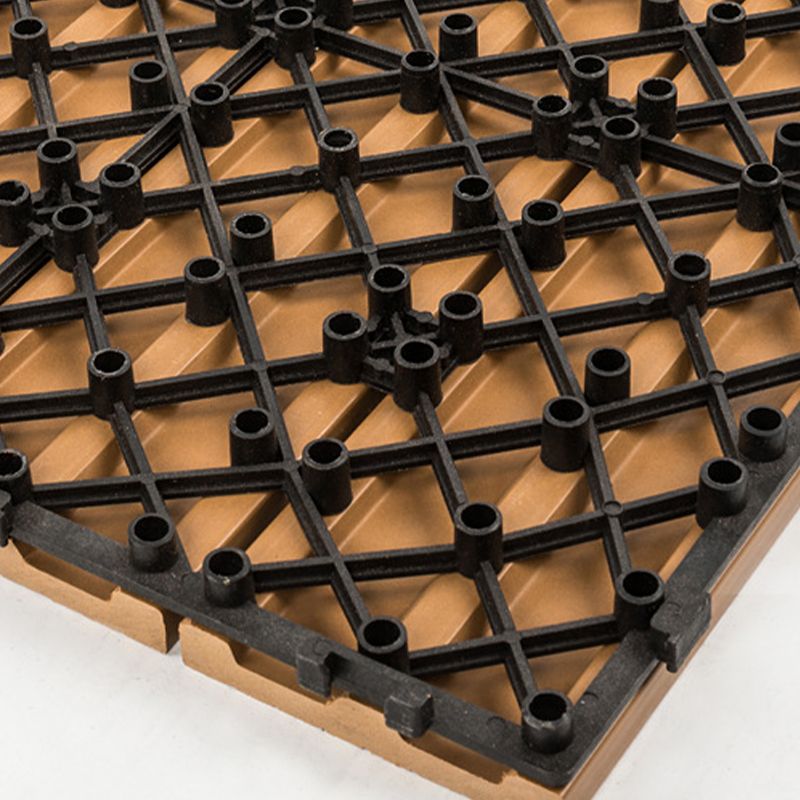 Sikunuo | Wooden Floor Tile Solid Color Click Lock Non-Slip Outdoor Terrace
