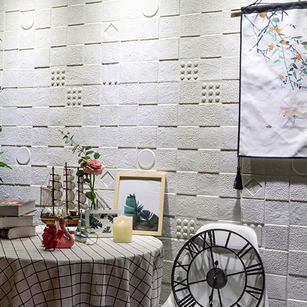 Sikunuo | Home Interior Wall Panel 3D Printed Brick Peel and Stick Wall Covering