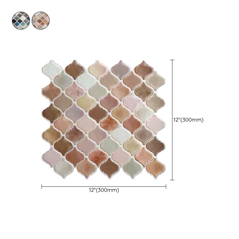 Sikunuo | Modern Peel and Stick Backsplash Wall Tile PVC Peel & Stick Field Tile