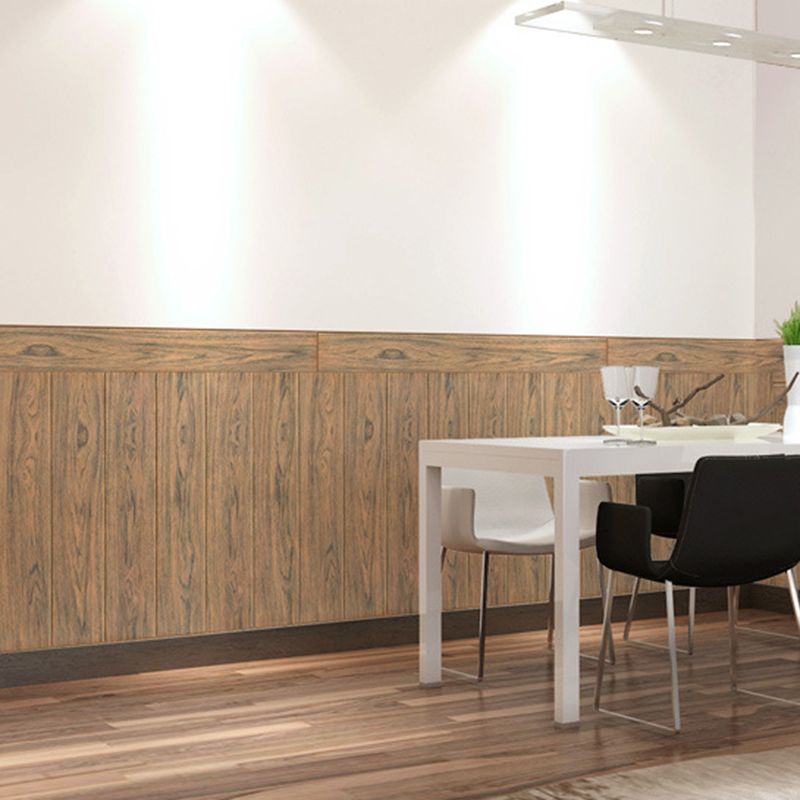 Sikunuo | 3D Embossed Interior Wall Covering Self-Adhesive Wood Look Wall Paneling