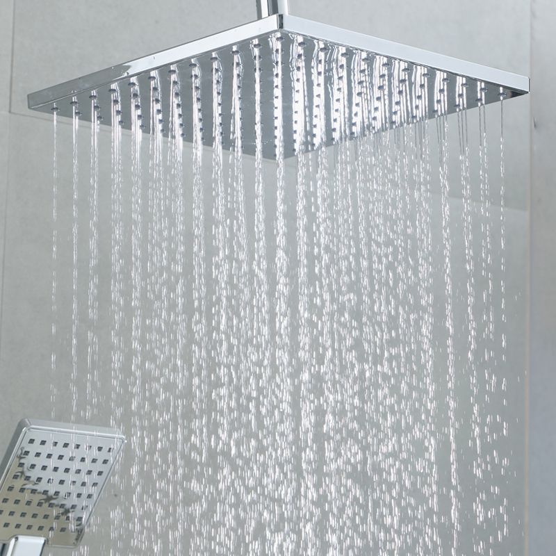 Sikunuo | Square Shower Head Combo Large Shower Head with Hand Shower