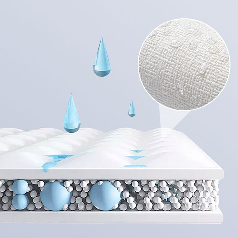 Sikunuo | Modern Tin Backsplash Panel Smooth Wall Ceiling 3D Stereo Wallpaper