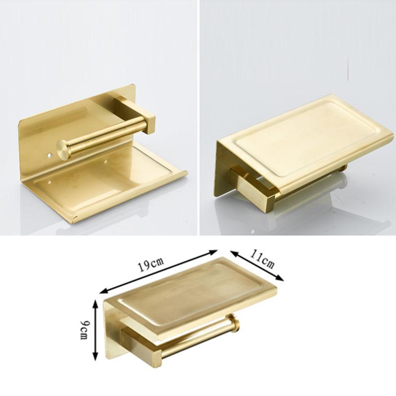 Sikunuo | Traditional Brushed Brass Bathroom Accessories As Individual Piece Or In Set Made Of Metal