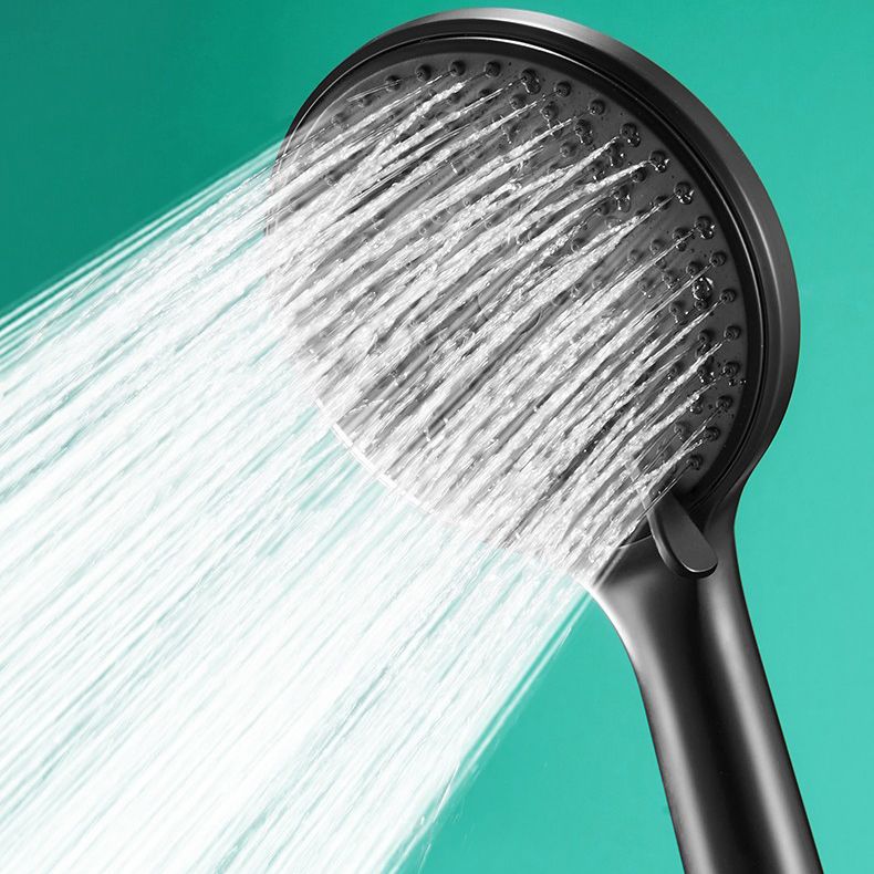 Sikunuo | Round Shower Head Plastic Handheld Shower with Adjustable Spray Pattern