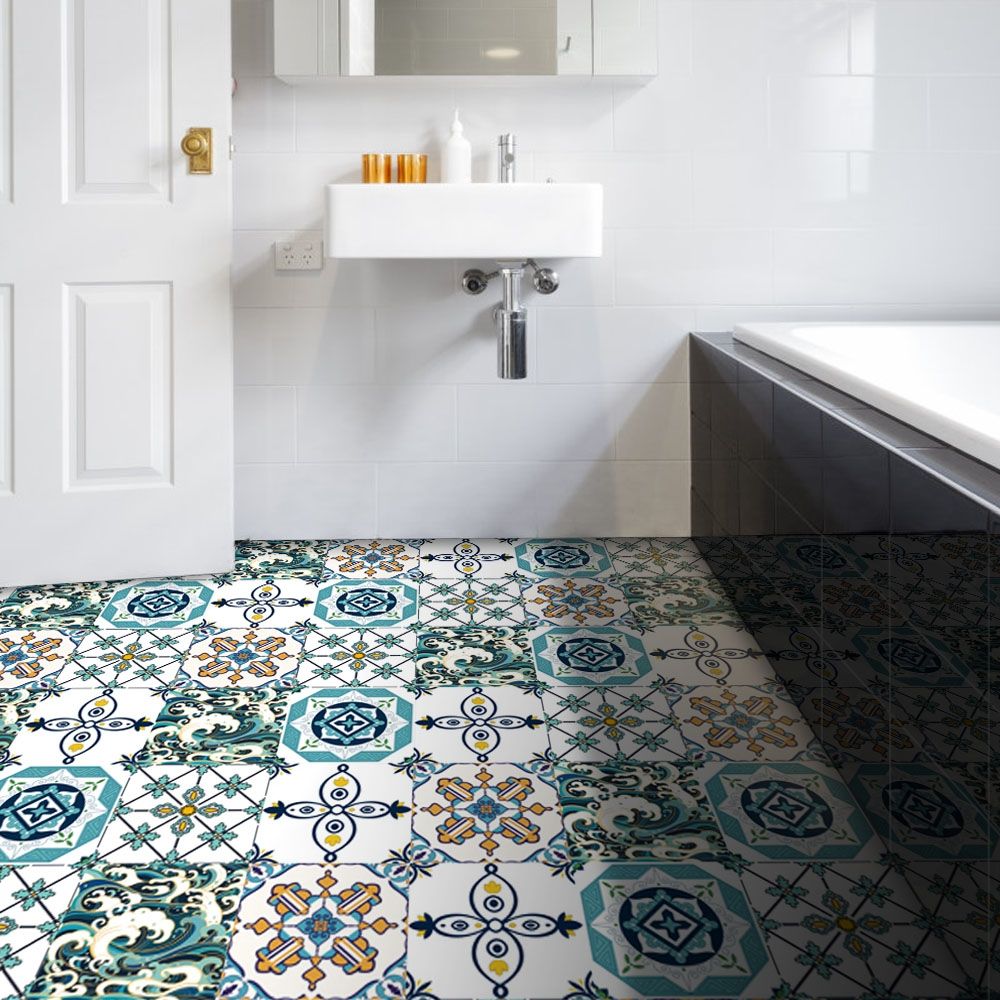 Sikunuo | Multi-Tonal Style Vinyl Floor PVC Peel and Stick Vinyl Floor