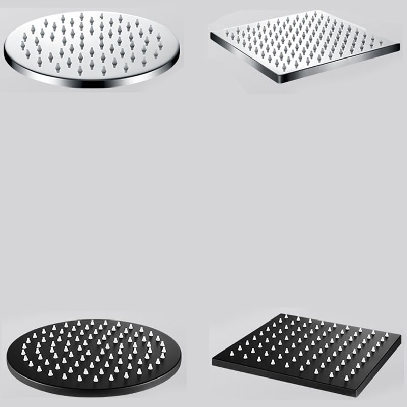 Sikunuo | Contemporary square shower head combination with hand shower