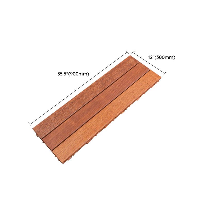 Sikunuo | Classic wooden deck tiles connecting composite patio tiles
