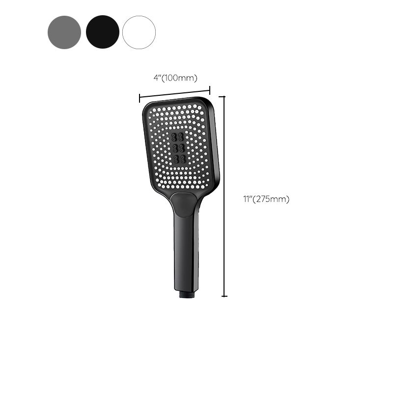 Sikunuo | Rectangular Water Filtration Hand Shower 3 Jets Wall Mounted Hand Shower