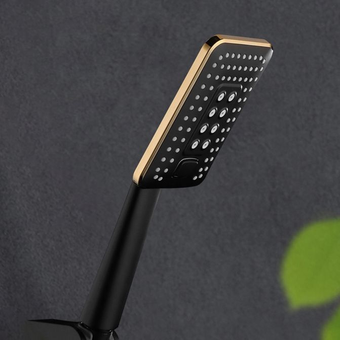 Sikunuo | Contemporary Metal Handheld Shower Head Square 3 Settings Spray Head