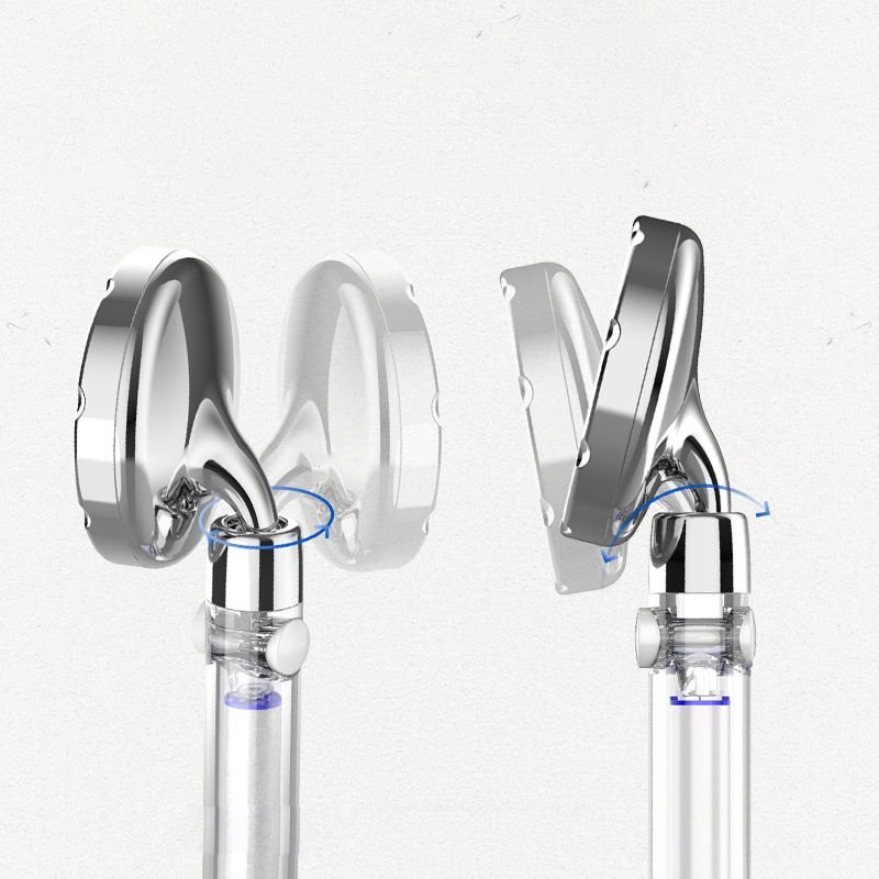 Sikunuo | Silver Hand Shower Standard Round Showerhead Combo