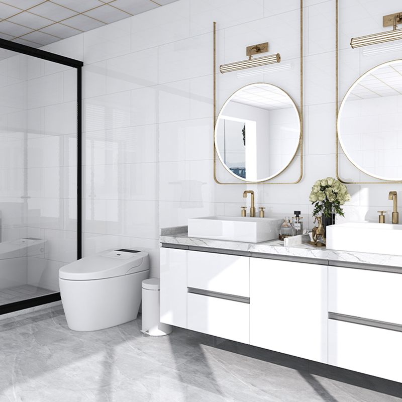 Sikunuo | Single Tile Peel and Stick Back Splash Modern Style Bathroom Peel and Stick Back Splash