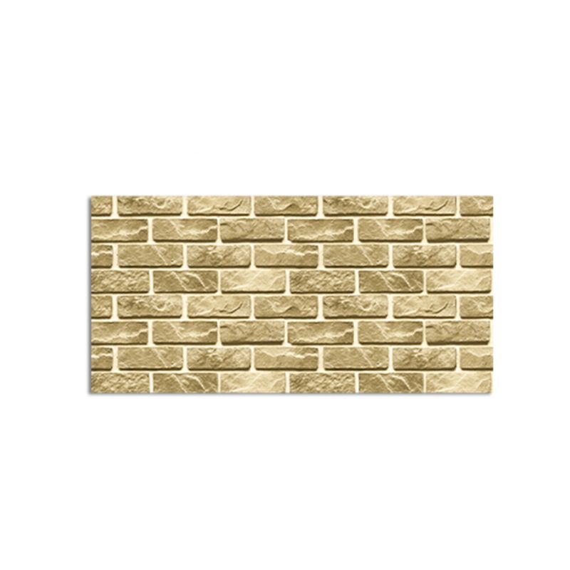 Sikunuo | Industrial Wall Ceiling 3D Artificial Brick Living Room Peel and Stick Covering (5-Pack)