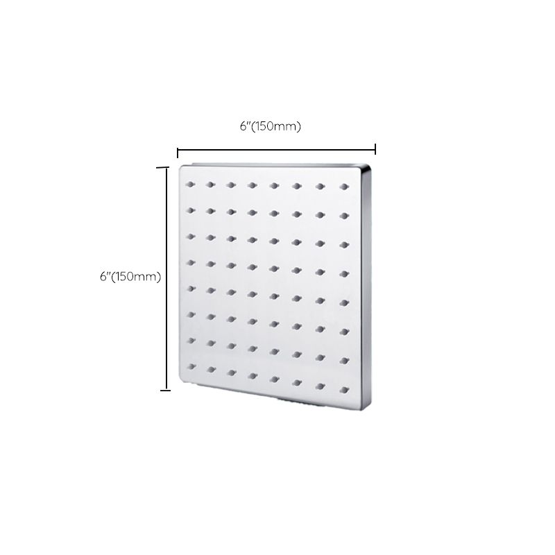 Sikunuo | Metal Shower Head Combo Contemporary Round Fixed Shower Head for the Bathroom