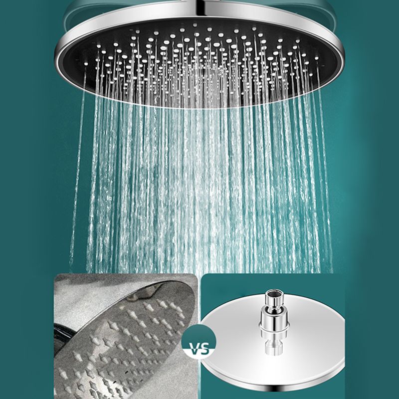 Sikunuo | Contemporary Showerhead Combination Rainfall Chrome Wall Mount Showerhead