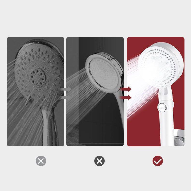 Sikunuo | Contemporary Showerhead Combination Hand Shower Plastic Wall Mount Shower Combination