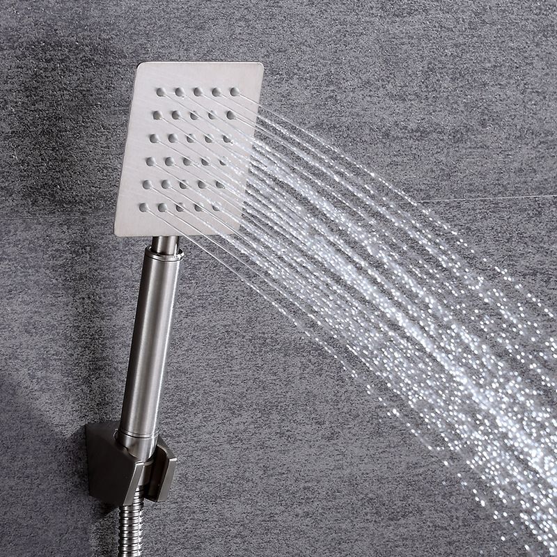 Sikunuo | Contemporary Shower Combo Handheld Showerhead Stainless Steel Wall Mounted Showerhead