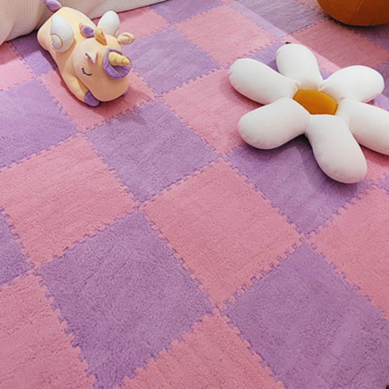 Sikunuo | Modern Tiles and Carpet Plush Cut Composite Non-Slip Carpet Tiles