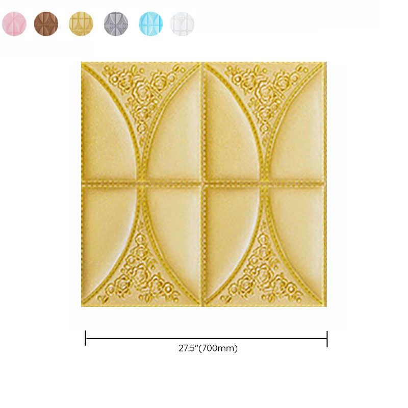Sikunuo | Contemporary Wall Plank 3D Brick Wall Panels Waterproof Set of 10