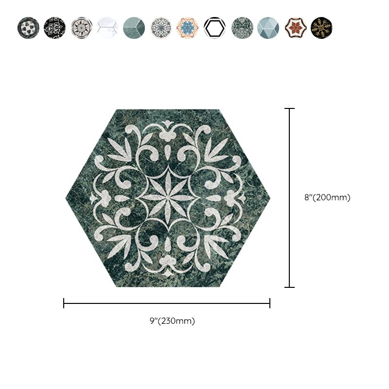 Sikunuo | Modern Vinyl Plank Flooring Peel and Stick Ceramic Print PVC Flooring