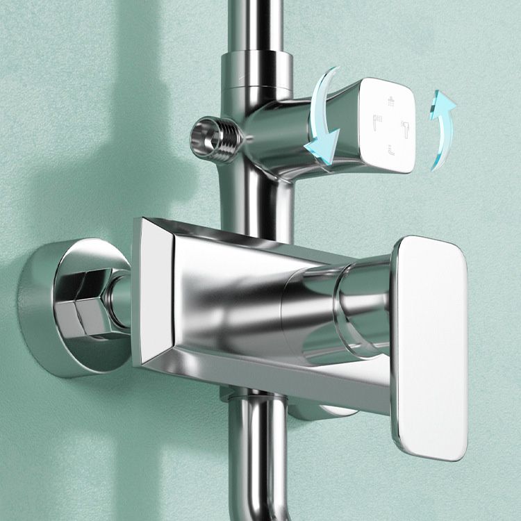 Sikunuo | Modern balanced printed converter faucet shower head shower fitting on the wall
