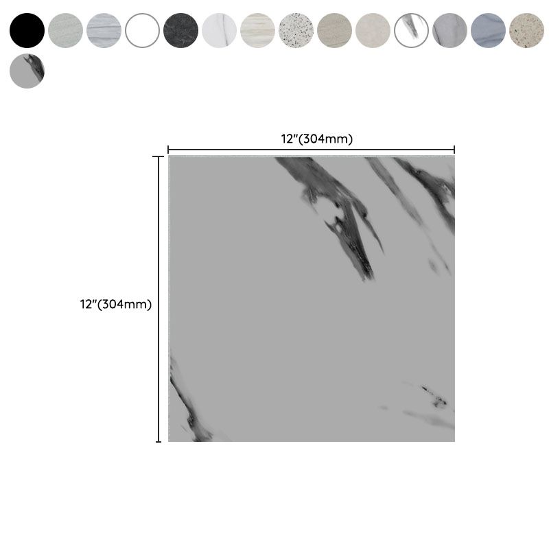 Sikunuo | Modern Peel and Stick Tiles Square Vinyl Peel & Stick Field Tile