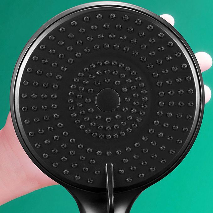 Sikunuo | Round Shower Head Plastic Handheld Shower with Adjustable Spray Pattern