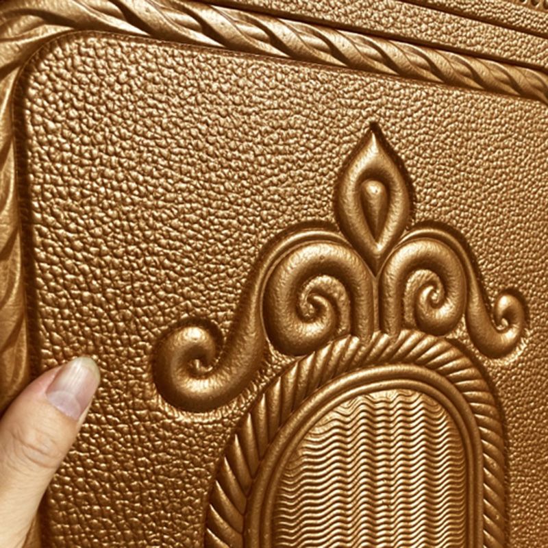 Sikunuo | Glam Style Wall Cladding Living Room Peel and Stick 3D Embossed Waterproof Wall Cladding