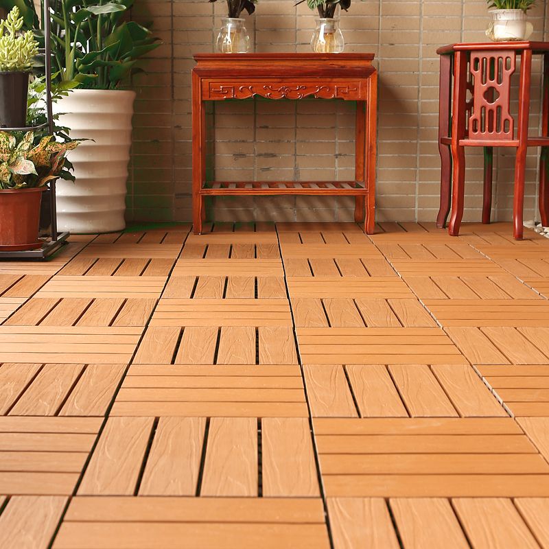 Sikunuo | Composite deck tile Solid Color Waterproof Patio Floor Tile