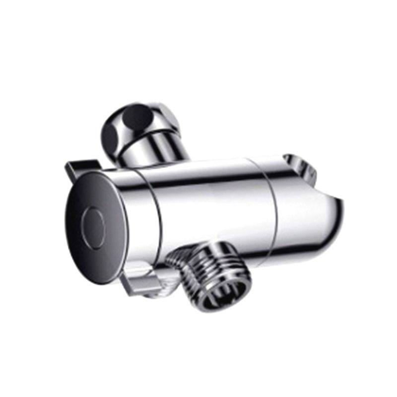 Sikunuo | Silver Dual Shower Head Round Rainfall Wall-Mounted Shower Head