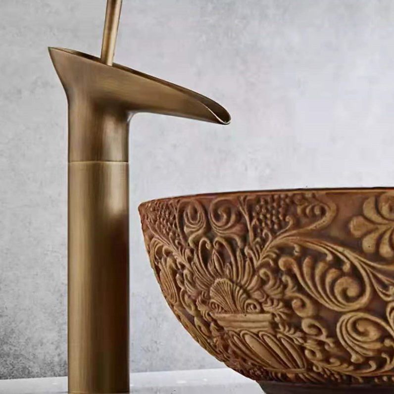 Sikunuo | Round Single-Handle Water Tap Country Style Faucet