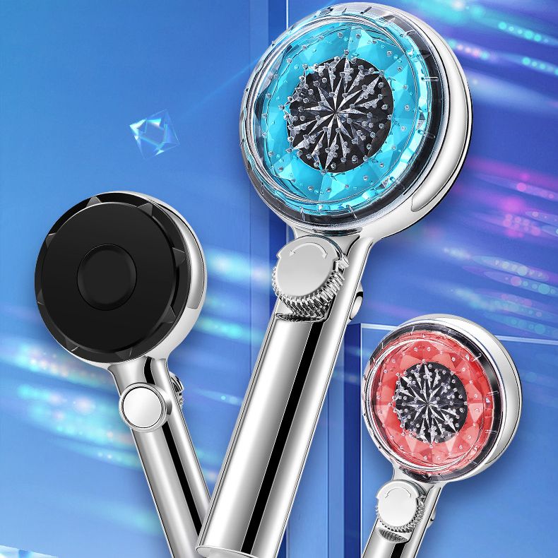 Sikunuo | Contemporary Handheld Shower Head Round Filter Ball Spray Head With Digital Display