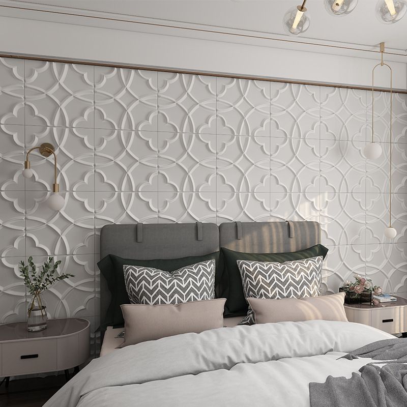 Sikunuo | Modern square wall panel Peel and stick texture pattern wall covering