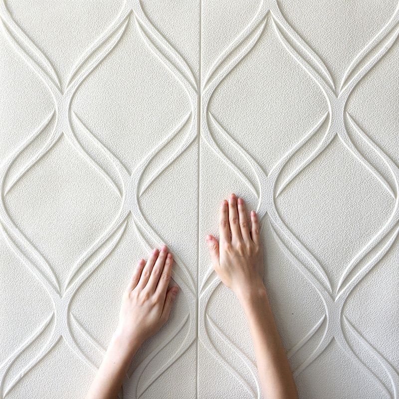 Sikunuo | Contemporary waterproof wall planks striped brick bedroom wall panels
