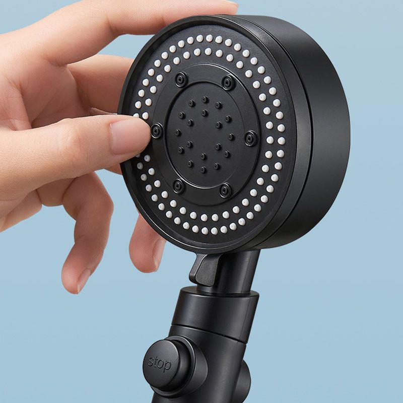 Sikunuo | Contemporary Hand Shower Plastic Round Hand Shower with Self-Cleaning