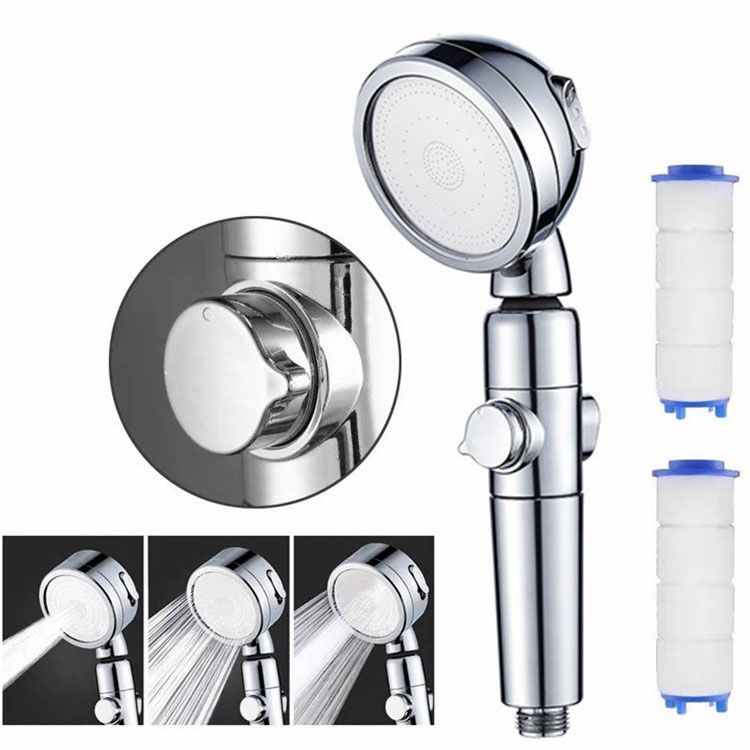 Sikunuo | Modern Handheld Supercharged Showerhead Round 3 Setting Spray Head