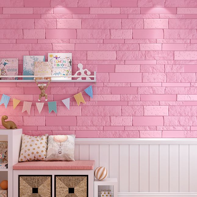 Sikunuo | Industrial 3D Brick Wall Plank Bathroom Living Room Wall Panel Set of 10