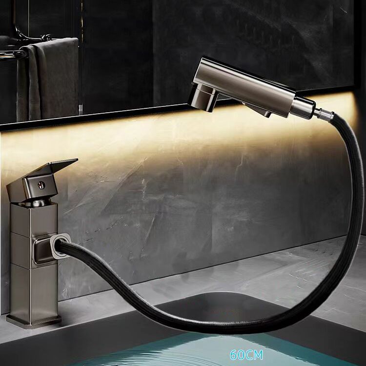 Sikunuo | Contemporary bathroom sink faucet single-handle swivel spout sink faucet