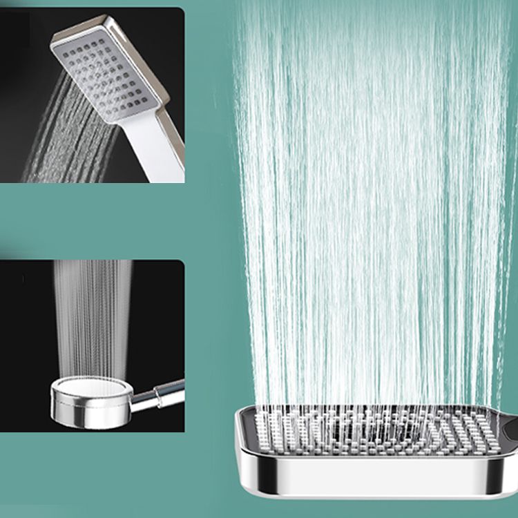 Sikunuo | Rectangular Water Filtration Hand Shower 3 Jets Wall Mounted Hand Shower