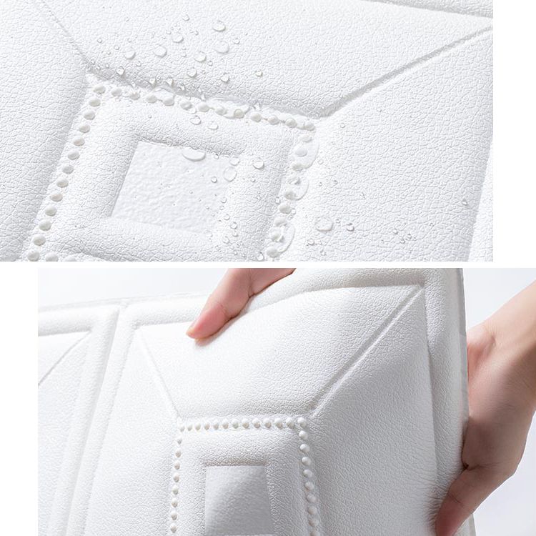 Sikunuo | Glam Cord Access Panel PVC Self-Adhesive 3D Embossing Waterproof Wall Panel