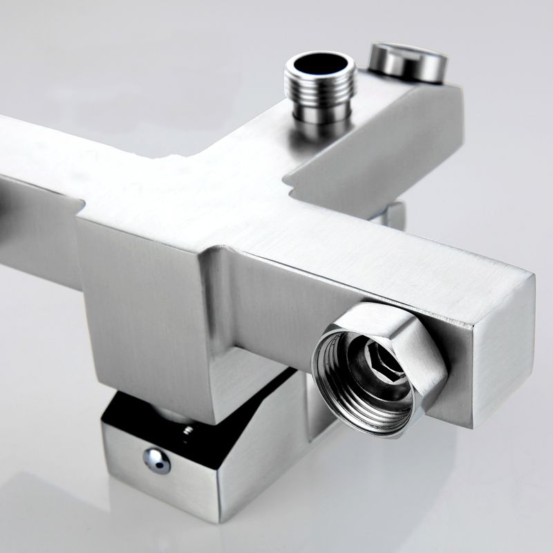 Sikunuo | Modern Bathtub Faucet Mounting Kit 304 Stainless Steel Wall Mount Bathroom Faucet