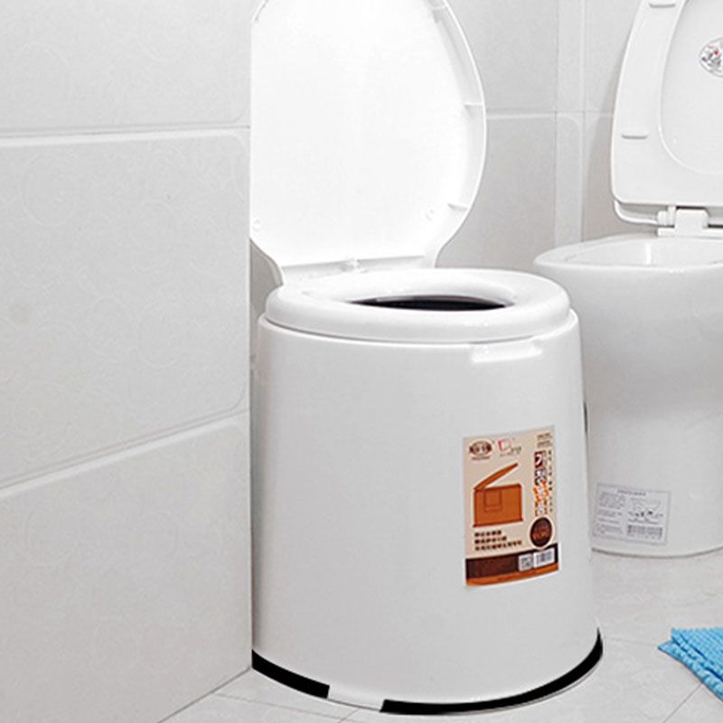 Sikunuo | Modern Plastic Floor-Mounted Toilet Bowl with Seat for the Bathroom
