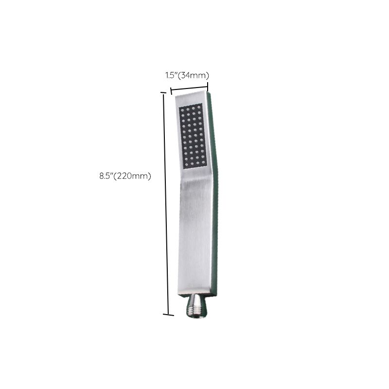 Sikunuo | Simple Rectangle Shower Head 304 Stainless Steel Hand Shower