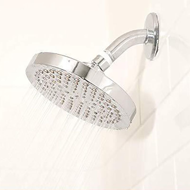 Sikunuo | Contemporary round fixed wall shower head Silver shower head