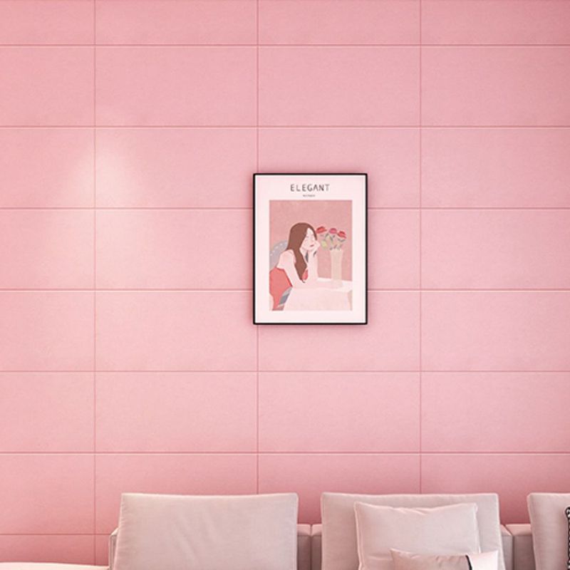 Sikunuo | Glam Wall Covering Peel and Stick Texture Effect Design Square Wall Panel