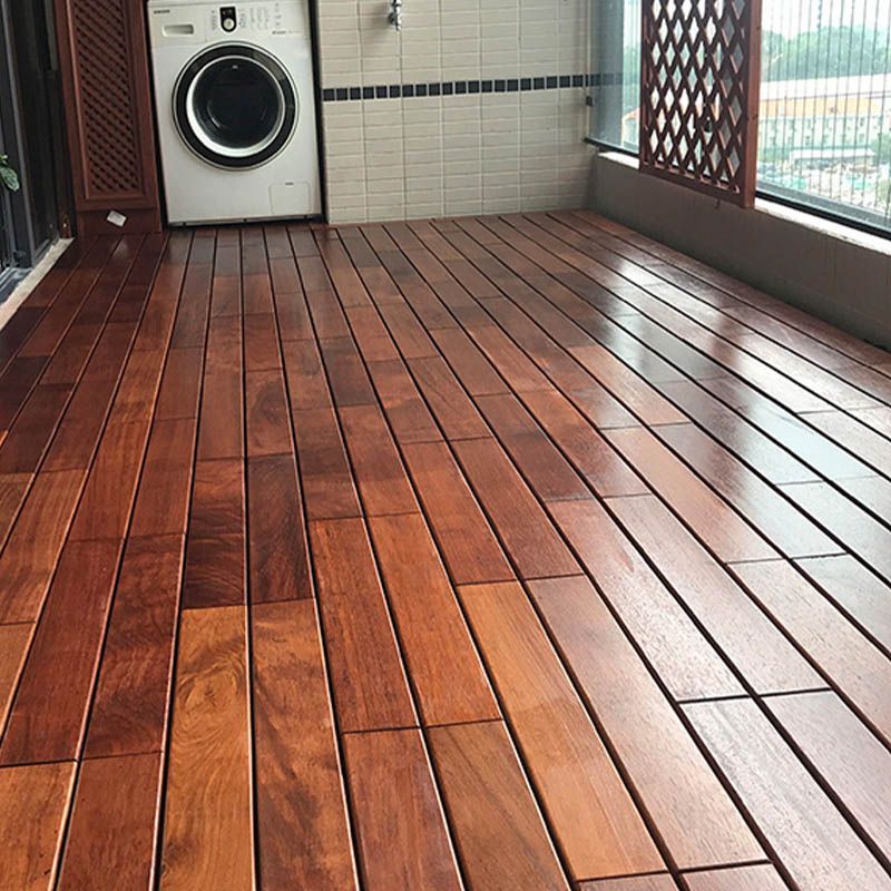 Sikunuo | Basic Wood Tile Set Composite Layable Patio Tiles