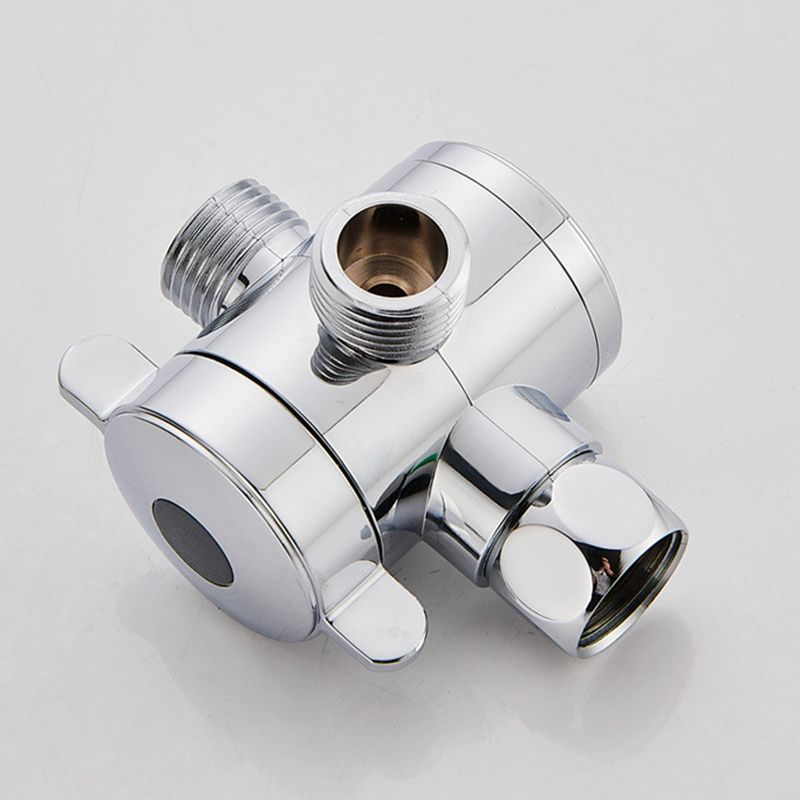 Sikunuo | Silver Square Double Shower Head Modern Water Filtration Wall-Mounted Shower Head
