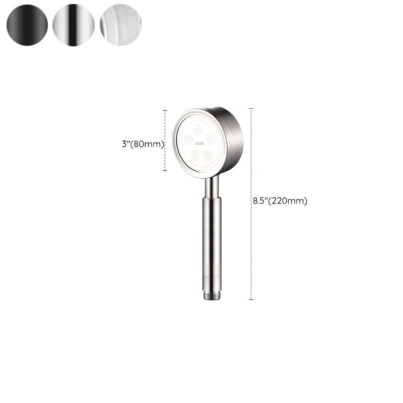 Sikunuo | Classic Round Shower Head Metal Standard Handheld Shower Head