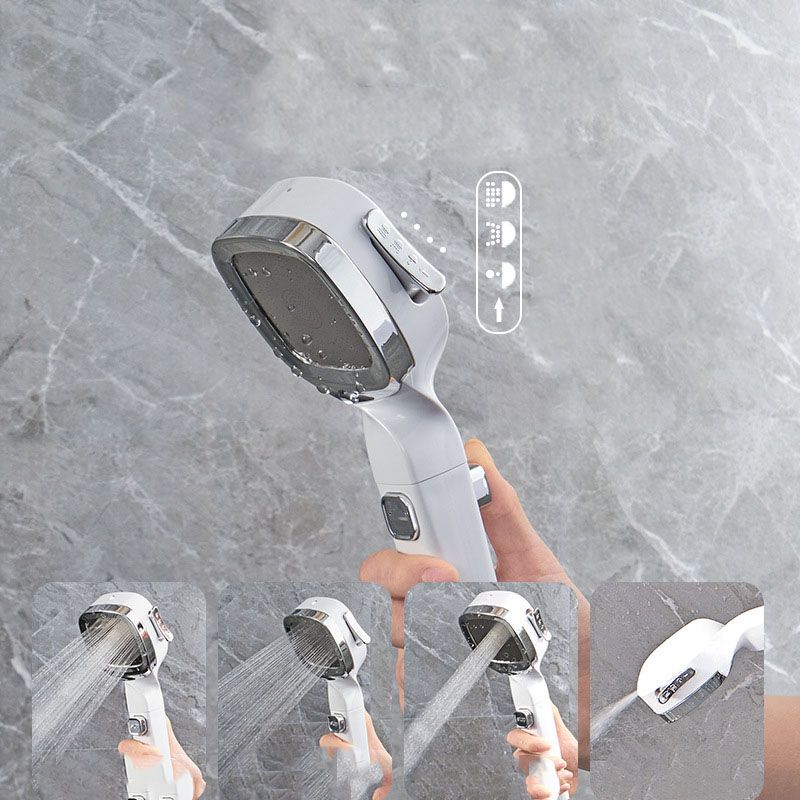 Sikunuo | 4-Stage Pressure Shower Head One-Button Water Stop Handheld Shower Head